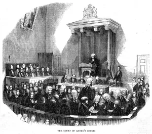 Bench Prints: COURT AT QUEENS BENCH