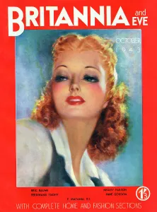 Head Prints: Front cover of Britannia and Eve magazine, October 1943. Date: 1943