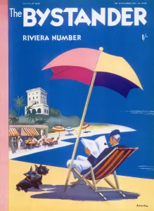 Travel Prints: Front cover from the Bystander