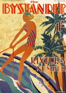 Travel Prints: Front cover from the Bystander -Riviera number