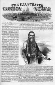 1849 Prints: Front cover of The Illustrated London News, 10 March 1849