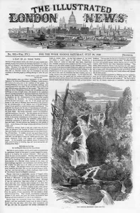1849 Prints: Front cover of The Illustrated London News, 28 July 1849