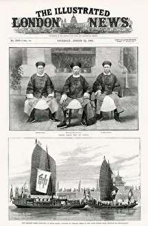 Prince Prints: Front cover of The Illustrated London News depicting three great men of China - General Shan