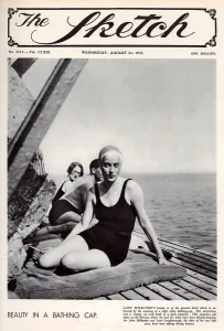 Summer Prints: Front cover, Lady Milbanke, Beauty in a Bathing Cap