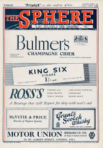 Advertisements Prints: Front cover (outer wrapper) of The Sphere