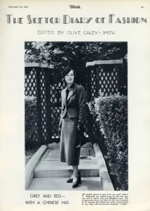 Standing Prints: Cover page, The Sketch Diary of Fashion