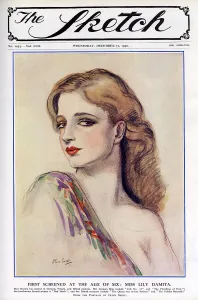 Young Prints: Front cover, portrait of Lily (Lili) Damita, actress
