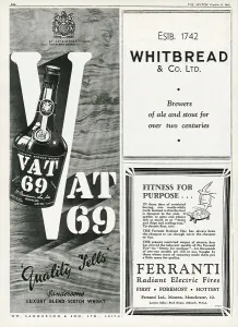 Advertisements Prints: Back cover of The Sketch. Date: 1943