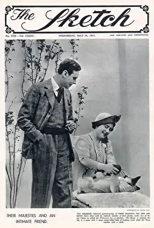 Consort Prints: Front cover of The Sketch featuring King George VI (1895 - 1952)