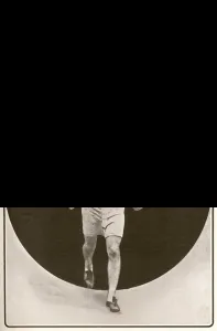 Olympics Prints: Front cover of the Sketch, marathon runner J. J. Hayes