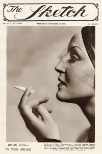 Film Prints: Front cover of The Sketch with a photograph of the actress