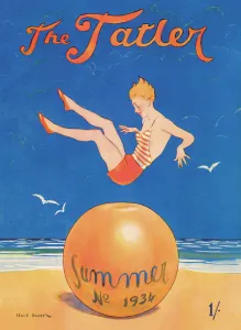 Travel Prints: Front cover from The Tatler