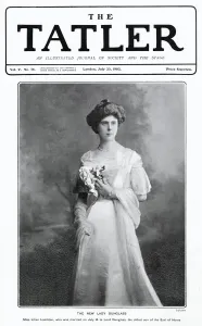 Marriage Prints: Front cover of The Tatler featuring a photograph of Lilian Lambton