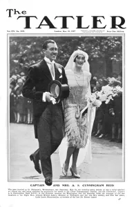 Ruth Prints: Front cover of Tatler featuring wedding of Alec Cunningham R