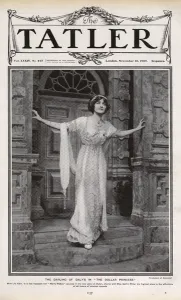 10th Prints: Front cover of the Tatler - Miss Lily Elsie