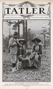 Paper Prints: Front cover of the Tatler - Royal shoot at Eaton Hall