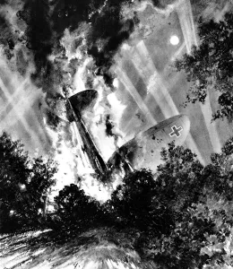 18th Prints: Crashed Heinkel HE-111 Bomber; Second World War, 1940