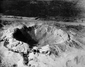 Mine Prints: Mine crater