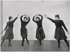 Sport Prints: Creed ball drill for grace of body. Date: 1901