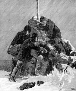 Sound Prints: The Crew of the Pandora Recovering Mail from the Cairn on