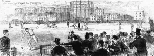Teams Prints: Cricket Match, England Vs. Australia at The Oval 1880