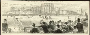 Australians Prints: Cricket at the Oval