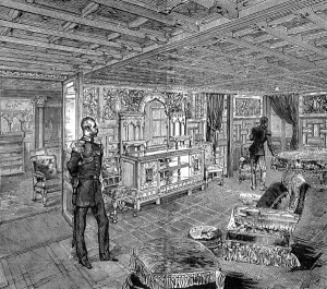 Saloon Prints: The Crimean Tartar Saloon, SY Livadia, 1880
