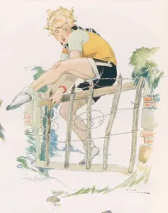 Vincent Prints: Cross country racing by Rene Vincent