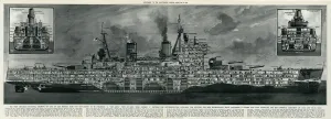 Flagship Prints: A Cross-Section of H. M. S. King George V by G. H. Davis