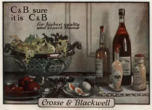 Bottles Prints: Crosse & Blackwell - Vinegars and Oils