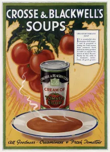 Bowl Prints: Crosse and Blackwells soups advertisement