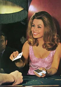 Smiling Prints: Croupier dealing cards