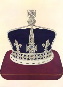 Noor Prints: Crown for Queen Elizabeth (the Queen Mother), Coronation 19