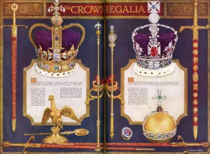 Sceptre Prints: The Crown Regalia - 1953 Coronation