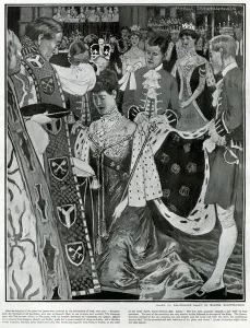 Crowning Prints: Crowning of Queen Alexandra