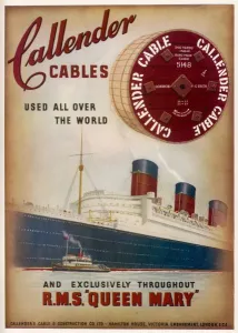 Vast Prints: Cunard Queen Mary 1936