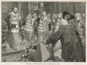Seated Prints: Customs / House of Lords