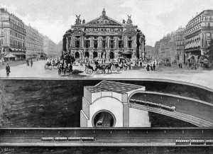 Paris Prints: Cutting sixty miles of tunnel in Paris
