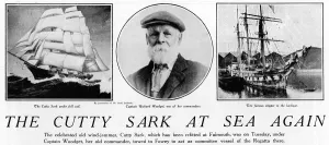 Sail Prints: Cutty Sark in 1924