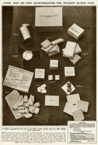 Contents Prints: D-Day invasion ration pack