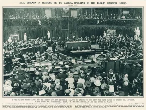 Dublin Prints: Dail Eirann in session