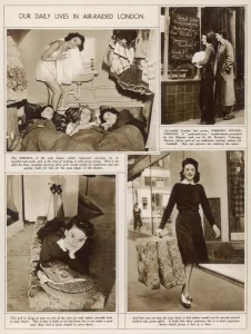 Cast Prints: Daily lives in London during the Blitz