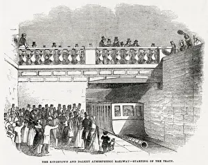 Line Prints: Dalkey Atmospheric Railway, opened in August 1843 till April 1854