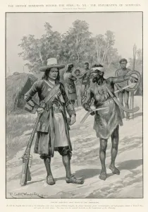 Aborigine Prints: Dampier Shown Boomerang