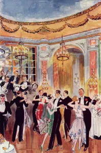 Hotels Prints: Dance Time by Helen McKie