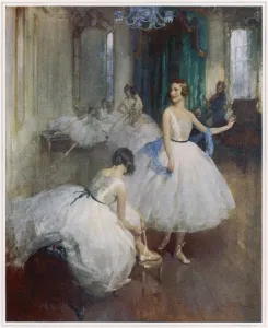 Lesson Prints: The Dancing Lesson by W. E. Webster