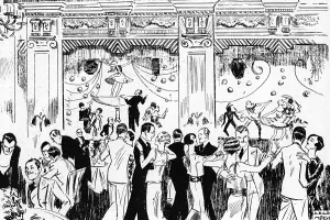 Hotels Prints: Dancing-time at the Piccadilly Hotel