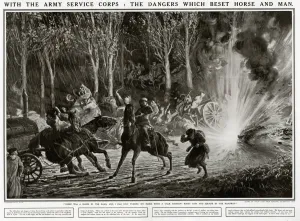 Despatch Prints: The dangers that The Royal Army Services Corps faced 1915