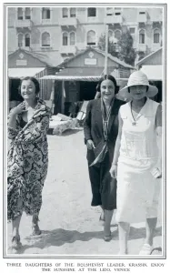 Beach Prints: Daughters of Leonid Krassin at the Venice Lido
