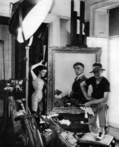 Painter Prints: David Jagger painting golf portraits